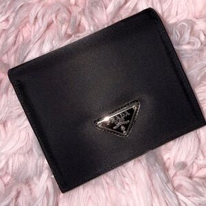 Prada Black Card Holder / Wallet